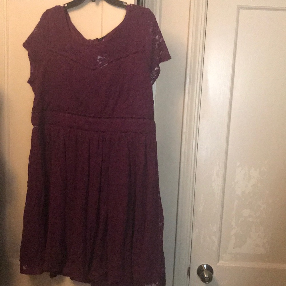 NWT maroon lace dress